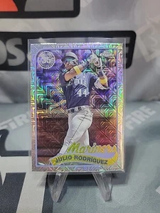 2024 Topps Series 2 JULIO RODRIGUEZ 1989 CHROME SILVER PACK MOJO Mariners! - Picture 1 of 2