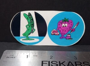 Vintage Aufkleber Erdbeere Sticker Vintage 80er Ananas Inc - Bild 1 von 2
