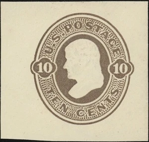 U.S., 1870-71. Cut Square U92, Mint - Picture 1 of 1