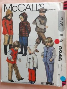 McCall's 8246 Child's Jacket or Vest & Pants or Knickers Size 3 - Picture 1 of 2