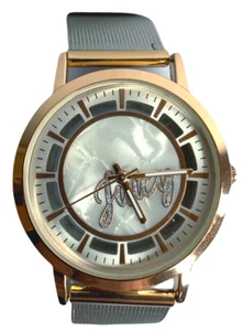 Precioso reloj Juicy Couture etiqueta negra para mujer malla plateada acero inoxidable JC1217 - Imagen 1 de 8