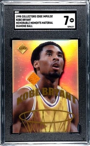 1998 Collectors Edge Impulse Kobe Bryant Memorable Moments Materials  - SGC NM 7 - Picture 1 of 2