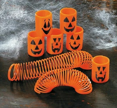 12 Mini Jack O'Lantern Magic Springs Orange Magic Springs Halloween Pumpkins - Image 1 of 2