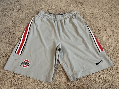 Nike Ohio State Buckeyes Pockets DriFit Shorts Large OnField Speed Vent Football Cover