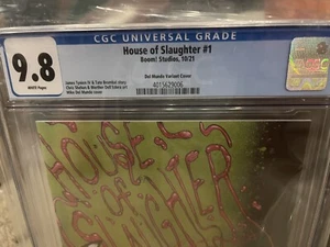 HOUSE OF SLAUGHTER #1 SIKTC 1:500 DEL MUNDO VARIANT CGC 9.8 IN STOCK RARE - Picture 1 of 2