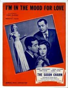 Partituras de la película Susan Hayward 1935 I'm In The Mood For Love - Imagen 1 de 1