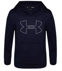 Under Armour Youth Boys Pullover Fleece Hoodie Academy Navy - Picture 1 of 1