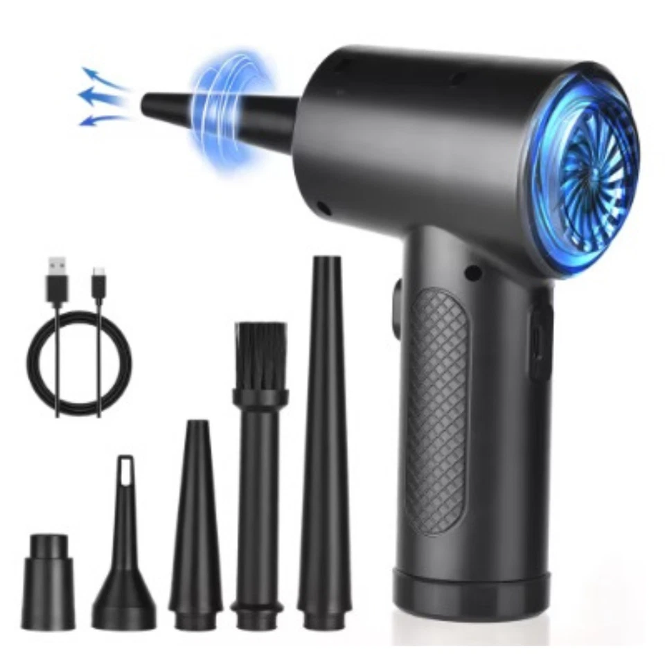 Powerful Cordless Air Duster 51000RPM – Deep Clean for PC, Keyboard & Electronic - Image 1 of 4