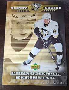 2005-06 Upper Deck Phenomenal Beginning Jumbo Sidney Crosby #SC1 Rookie