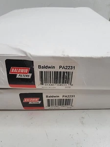 Baldwin Filters PA2231 Air Filters Lot of 2 Open Box Made in USA - Bild 1 von 7