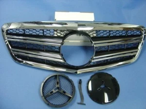 ONE SET OF BLACK FRONT GRILLE FOR 2010-2013 MERCEDES BENZ W221 S-CLASS - Picture 1 of 6