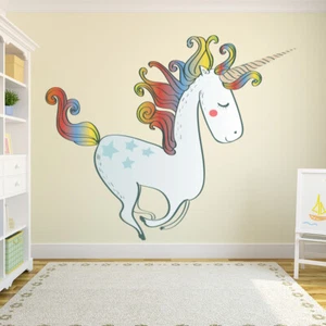Rainbow Unicorn Wall Sticker WS-41110 - Picture 1 of 12