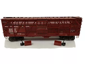 Life- Like HO Scale Mather 40’ Double Deck Stock Car B&O #110566 Proto 2000 - Picture 1 of 7