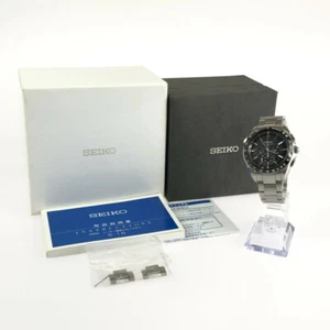 SEIKO BRIGHTZ 8B82-0AE0 SAGA077 BRIGHTZ Chronograph Solar Radio Watch Men's - Picture 1 of 15