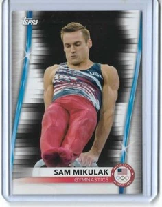 2020 TOPPS OLYMPICS SAM MIKULAK CARD #72 ~ USA GYMNASTICS 2021 ~ QTY - Picture 1 of 2