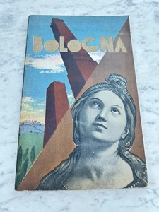 BOLOGNA GUIDA VECCHIA BROCHURE OLD DEPLIANT ED.TEDESCA 1936 - Picture 1 of 5