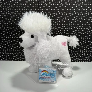 WHITE POODLE Webkinz Next ❣️ Soft Plush Toy Puppy Dog - Sealed Code NWT - Picture 1 of 5