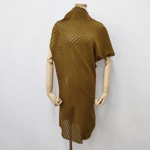 ISSEY MIYAKE Cutwork modified dress Made in Japan IM13KH645 Size 2 5-0711S◎ - Picture 1 of 9