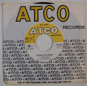 Creme gepresste Ratte und Warzenschwein jeder für Tennis ATCO 45 psych eric clapton - Bild 1 von 4
