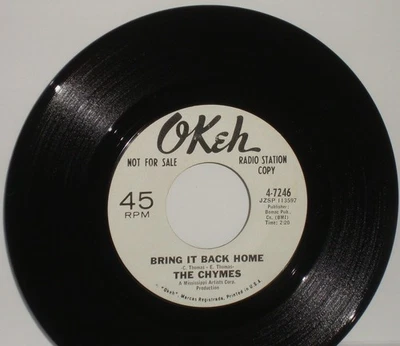 The Chymes Bring It Back Home 45 Promo Let's Try Again X-Over Northern Soul - Image 1 of 2