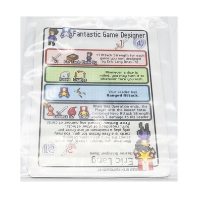 Level 99 Pixel Tactic  Pixel Tactics - Fantastic Game Designer / Eric La Bag NM - Image 1 of 2