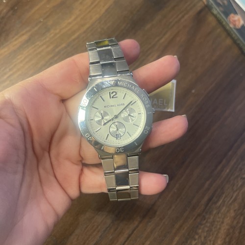 Orologio Michael Kors Wyatt MK5932 Donna Acciaio Argento Quadrante Analogico