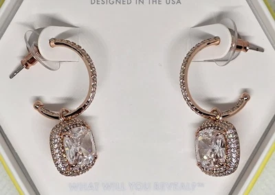 Bomb Party OG ER69776 'The Petra Earrings' Diamond Cz On Rose Gold Plating - Image 1 of 4