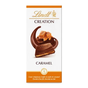 Tablette de Chocolat Lait Création Caramel LINDT La tablette de 150g - Picture 1 of 1