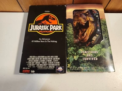 Jurassic Park + The Lost World: Jurassic Park VHS - Image 1 of 4