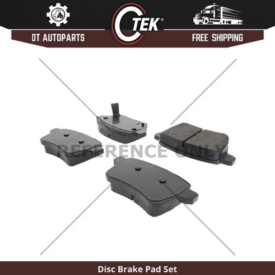 Para Fiat 500L 2014-2020 | Pastillas de freno de disco traseras centradas | Semimetálicas Foto 1 de 3