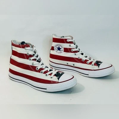 Converse All Stars American Flag Stars and Stripes High Tops M7 / W9 - Image 1 of 4
