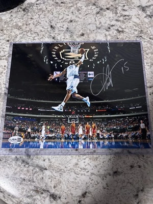 Autógrafo Vince Carter 8x10 autenticado por JSA  Foto 1 de 4