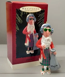 HALLMARK Keepsake Vintage Ornament MAXINE 1993 Christmas Tree Decor Open Box EUC - Picture 1 of 13
