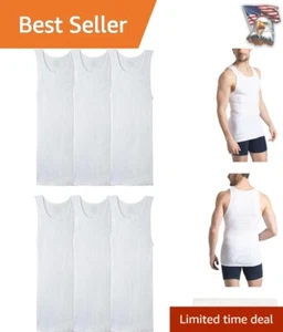 Versatile Men's Sleeveless A-Shirts - Lightweight and Breathable Design - Picture 1 of 8