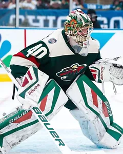 Foto Hockey Devan Dubnyk 2016 Stadium Series Minnesota Wild 8x10 NHL - Foto 1 di 1