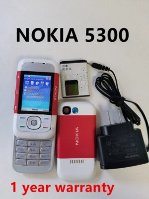 Nokia 5300 Unlocked Original Working Mobile Phone Bluetooth Red - Image 1 of 4