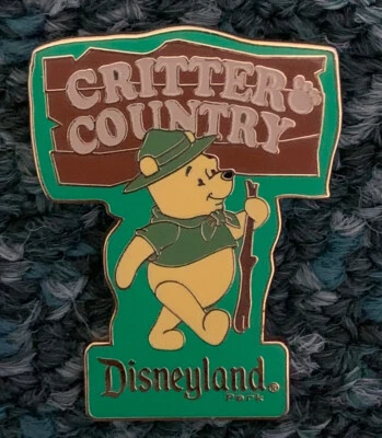JUEGO DE PRENDEDORES DISNEY PIN WINNIE THE POOH CRITTER COUNTRY SPLASH MOUNTAIN ATRACCIONES Foto 1 de 3