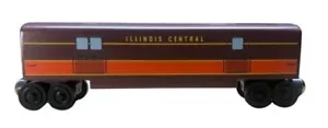 Equipaje de madera Whittle Shortline Railroad Illinois Central City of New Orleans - Imagen 1 de 1