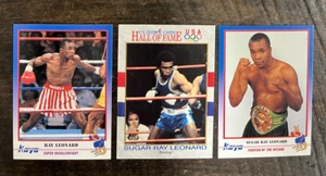 Sugar Ray Leonard Karten Lot U.S. Olympic Hall of Fame - Bild 1 von 6