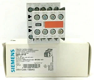 SIEMENS 3RH1244-1BB40 *NEW* AUXILIARY CONTACTOR (2D4) - Bild 1 von 7