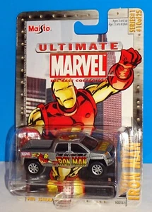 Maisto 2002 Ultimate Marvel Series 1 #10 Iron Man GMC Terradyne P/U Dark Gray - Picture 1 of 3
