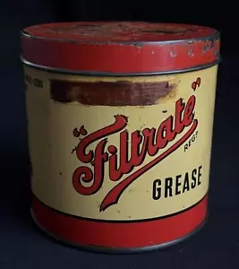 FILTRATE SUPER LITHIUM GREASE TIN EDWARD JOY & SONS LIMITED LEEDS VINTAGE CAN - Picture 1 of 7