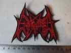 Enthroned Patch Shape Gestickt Black Metal Marduk Mgla Venom Arkona 
