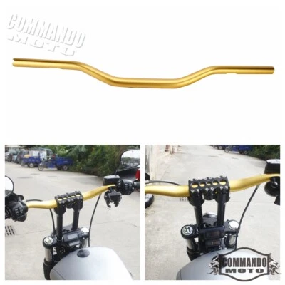 1-1/8" Handlebar For Harley Dyna Softail Sportster 1200 883 Street Bob Low Rider - Image 1 of 4