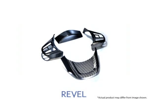 Revel 1TR4GT0AT06 GT Dry Carbon Steering Wheel Cover Inserts for 20-24 GR Supra - Foto 1 di 1