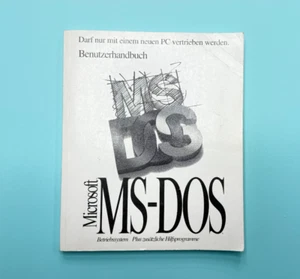 📖 Microsoft MS-DOS 6.22 DS622FGM Benutzerhandbuch - Bild 1 von 1