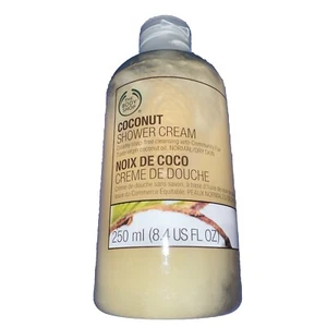 CREMA DE DUCHA DE COCO THE BODY SHOP, 8,4 OZ, RARA, DESCONTINUADA, ¡NUEVA! - Imagen 1 de 3