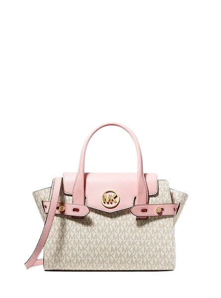 Michael Kors Carmen Women's Satchel/Top Handle Bag, Medium - Powder Blush Multi (35S2GNMS5B)