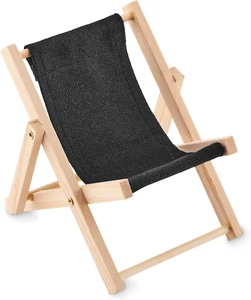 Handyhalter Smartphone Ständer im Liegestuhl Design JETZT IN SCHWARZ Strandstuhl - Bild 1 von 4