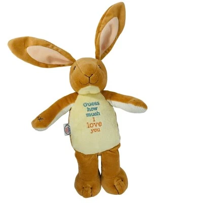 Guess How Much I Love You Floppy Bunny Recordable Stuffed Animal Rabbit Gift 12" - Image 1 of 4